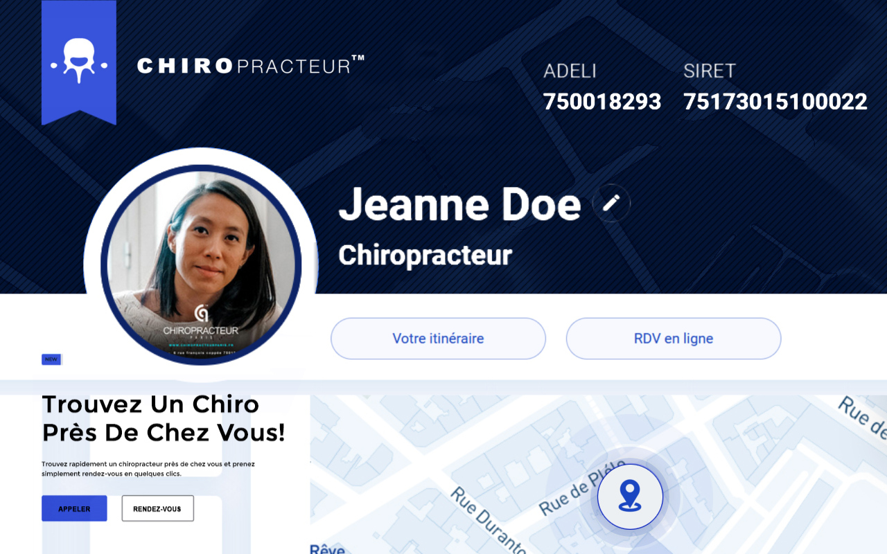 Mme Chantal Tran, Chiropracteur